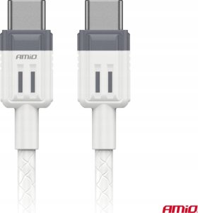 Kabel USB AMiO USB-C - USB-C 1 m Biały 2