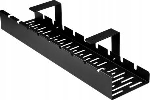 ATL DA263 Organizer na kable pod biurko blat  czarny 2
