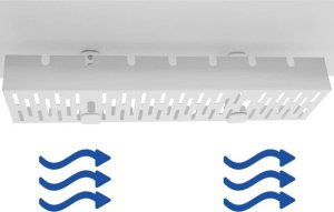 ATL DA263A Organizer na kable pod biurko      blat biały 6