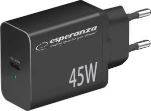 Ładowarka Esperanza EZC108K Esperanza ładowarka sieciowa 45w usb-c pd 1