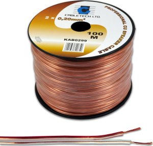 Przewód Cabletech KAB0315 Kabel głośnikowy 1,0mm (rolka 100m) 1