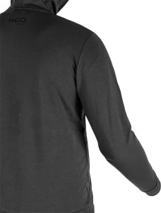 Neo Bluza rozpinana z kapturem COMFORT, szara, rozmiar L 3