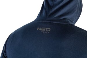 Neo Bluza rozpinana z kapturem COMFORT, granatowa, rozmiar XXL 4