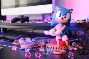 Cable Guys Exquisite Gaming stojak na smartfon / kontroler Cable Guys Sonic the Hedgehog - ślizgający się Sonic 13