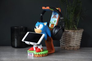 Cable Guys Exquisite Gaming stojak na smartfon / kontroler Cable Guys Sonic the hedgehog edycja Deluxe plus podstawka na słuchawki (20 cm) 15