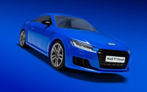 Airfix Airfix QUICKBUILD Audi TT Coupe - Blue 6