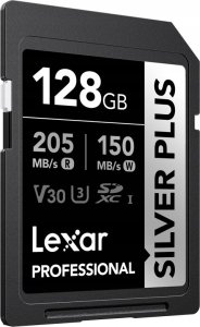 Karta Lexar Professional Silver Plus SDXC 128 GB Class 10 UHS-I/U3 V30 (LSDSIPL128G-BNNNG) 4