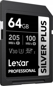 Karta Lexar Professional Silver Plus SDXC 64 GB Class 10 UHS-I/U3 V30 (LSDSIPL064G-BNNNG) 3