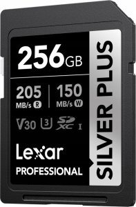 Karta Lexar Professional Silver Plus SDXC 256 GB Class 10 UHS-I/U3 V30 (LSDSIPL256G-BNNNG) 2
