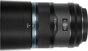 Obiektyw Sirui Sirui Sniper Lens APS-C AF 75mm F1.2 X-Mount Black Carbon 1