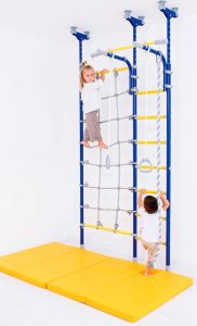 Małpiszon Słupek rozporowy z siatką do drabinki biały Kometa 7