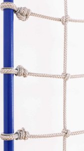 Małpiszon Słupek rozporowy z siatką do drabinki niebieski Kometa 9