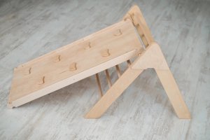 Małpiszon Domowy plac zabaw trójkąt Pikler Montessori biały Moon LunaToys 30