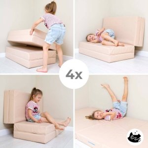 Małpiszon Składany materac pod drabinkę gimnastyczną 200x100x10 cm Kometa beżowy 2