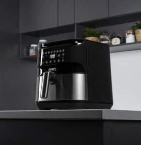 Frytkownica beztłuszczowa Yoer 4w1 Frytkownica BEZTŁUSZCZOWA Piekarnik GRILL Suszarka do grzybów, owoców, warzyw YOER 1700W + WI-FI - YOER Crispo AF01BK 13