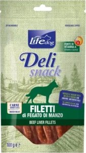 Life Pet Care Life Dog Przysmak dla Psa Filety z Wątroby Wołowej 100g 1