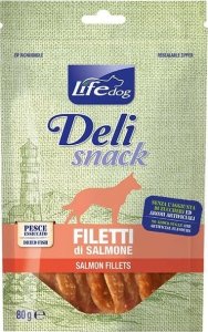 Life Pet Care Life Dog Przysmak dla Psa Filety z Łososia 80g 1