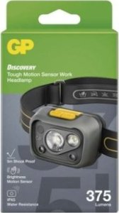 Latarka GP Latarka czołowa z czujnikiem ruchu 375lm, 110m, 4 tryby - GP DISCOVERY CHW54 3
