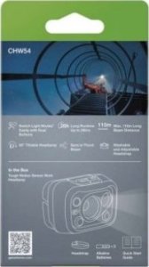 Latarka GP Latarka czołowa z czujnikiem ruchu 375lm, 110m, 4 tryby - GP DISCOVERY CHW54 4