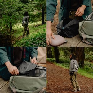 Torba Peak Design Zestaw Pokrowców Travel Line Ultralight Packing Cube Black – S,SX, SXX, czarny 8