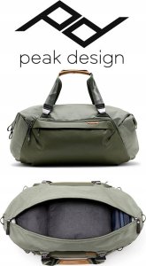 Torba Peak Design Torba Peak Design Travel Duffel 50L Sage – szarozielony 9