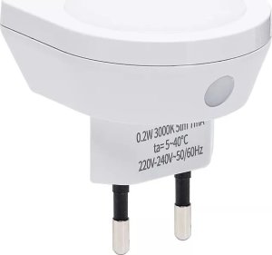 Lampka wtykowa do gniazdka Aigostar  Lampka nocna Q LED okrągła wtykana do gniazdka z czujnikiem zmierzchu Lampka nocna Q LED okrągła wtykana do gniazdka z czujnikiem zmierzchu 3