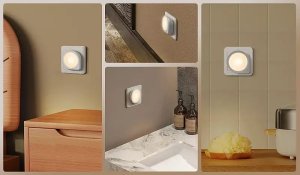 Lampka wtykowa do gniazdka Aigostar  Lampka nocna Q LED okrągła wtykana do gniazdka z czujnikiem zmierzchu Lampka nocna Q LED okrągła wtykana do gniazdka z czujnikiem zmierzchu 10