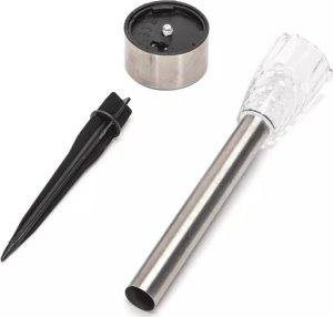 Aigostar  lampa ogrodowa solarna LED ze stali nierdzewnej ze wzorem fasoli 6500K lampa ogrodowa solarna LED ze stali nierdzewnej ze wzorem fasoli 6500K 3