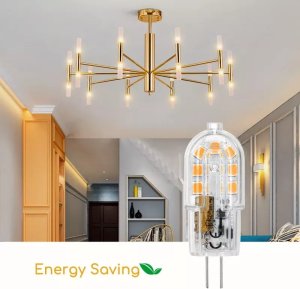 Aigostar  Żarówka diodowa SMD LED G4 1,7W biała ciepła 12V/170LM AC/DC Żarówka diodowa SMD LED G4 1,7W biała ciepła 12V/170LM AC/DC 3