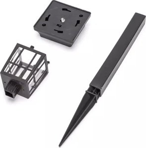 Aigostar  Lampa ogrodowa solarna wbijana latarenka LED kolumna biała zimna Lampa ogrodowa solarna wbijana latarenka LED kolumna biała zimna 3