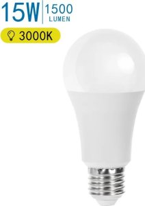 Aigostar  Żarówka mleczna LED A60 E27 15W biała ciepła Żarówka mleczna LED A60 E27 15W biała ciepła 1