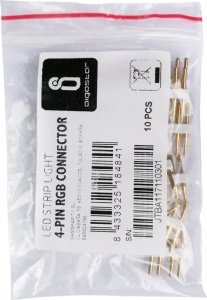 Aigostar  4-pinowe złącze do wysokonapięciowej taśmy LED RGB 4-pinowe złącze do wysokonapięciowej taśmy LED RGB 2