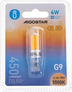 Aigostar  Żarówka LED G9 4W Szklane Koraliki Lampowe LED G9 4W 5