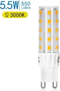 Aigostar  Żarówka LED G9 5,5W Koraliki Lampowe LED G9 5,5W 2