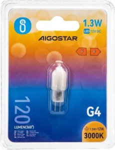 Aigostar  Żarówka  LED Mleczna Biel G4 1.3W Koraliki Lampowe LED Mleczna Biel G4 1.3W 4