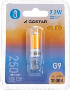 Aigostar  Żarówka LED G9 2.2W Szklane Koraliki Lampowe LED G9 2.2W 4