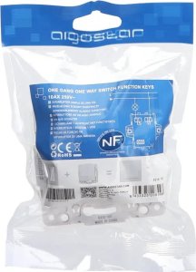 Aigostar  Włącznik pojedynczy jednobiegunowy typu francuskiego klawisze Łącznik pojedynczy jednobiegunowy typu francuskiego klawisze 4