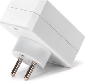 Aigostar  Francuski adapter dwudrożny bez wyłącznika 16A biały Francuski adapter dwudrożny bez wyłącznika 16A biały 4