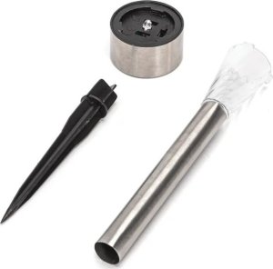 Aigostar  Ambientowa lampa ogrodowa solarna LED ze stali nierdzewnej skośny Ambientowa lampa ogrodowa solarna LED ze stali nierdzewnej skośny 2