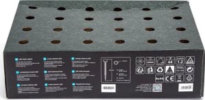 Aigostar  Ambientowa lampa ogrodowa solarna LED ze stali nierdzewnej Ambientowa lampa ogrodowa solarna LED ze stali nierdzewnej 6