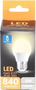 Aigostar  Żarówka LED G45 E27 9W 3000K LED G45 E27 9W 3000K 1