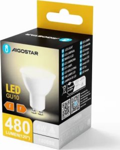 Aigostar  Żarówka LED GU10 6W 3000K LED GU10 6W 3000K 1