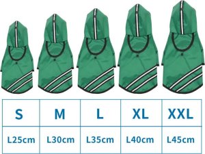 Nobleza Płaszcz przeciwdeszczowy w paski z kapturem na co dzień Płaszcz przeciwdeszczowy w paski z kapturem na co dzień 2