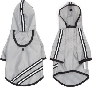 Nobleza Płaszcz przeciwdeszczowy w paski z kapturem na co dzień Płaszcz przeciwdeszczowy w paski z kapturem na co dzień 3