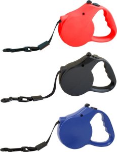 Nobleza Smycz automatyczna 3 metry 25KG RED/BLUE/BLACK DOG RETRACTABLE LEASH L3M 25KG RED/BLUE/BLACK 2