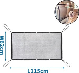 Nobleza CAR NET BARRIER FOR PET L115*W62CM BLACK CAR NET BARRIER FOR PET L115*W62CM BLACK 1