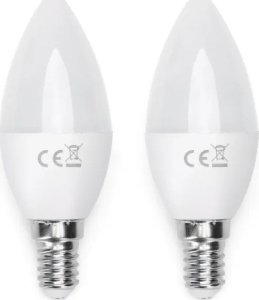 Aigostar  Żarówka LED C37 E14 10W 2 szt. zimna LED C37 E14 10W 2 szt. 1