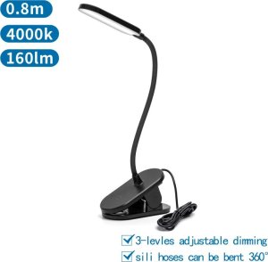 Lampka biurkowa Aigostar  czarna 2