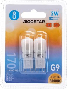 Aigostar  Koraliki Lampowe LED Mleczna Biel G9 2W 2 szt. ciepła Koraliki Lampowe LED Mleczna Biel G9 2W 2 szt. 4