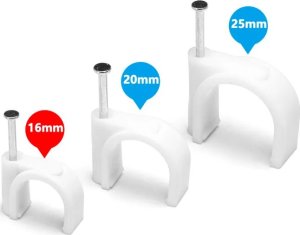 Aigostar  Przychwyt kablowy,  16 mm Zacisk kablowy,  16 mm 3